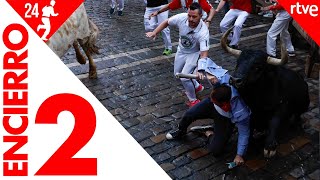 SEGUNDO ENCIERRO de San Fermín 2024  Toros de Cebada Gago [upl. by Trimble]