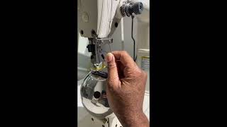 HOW TO THREAD AN INDUSTRIAL WIG MAKING MACHINE TECHSEW 810 [upl. by Rourke]