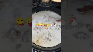 لباط تكياطيل بالكريمة 😋 مذاق هائل جذا 👍🐔🧄🧅🤪😜 [upl. by Egroeg]