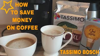 Tassimo Bosch l How to save money on coffee [upl. by Aneladdam]