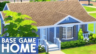 Base Game 3br Family Home Affordable  Sims 4 [upl. by Itnahs]