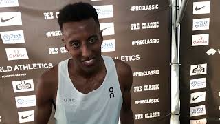 Yared Nuguse Breaks American Mile Record at Pre Classic [upl. by Dot]