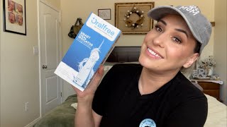 Oralfree Water Dental Flosser Amazon Review [upl. by Goulden]