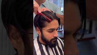 Medium length layered haircut menshaircut menshairstylist philly phillybarber [upl. by Salbu]