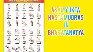 Asamyukta hastha mudras in bharatanatyam dancevideo youtube [upl. by Rennane]