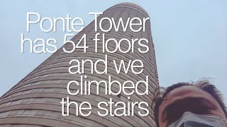 Ponte Tower 54 floors and 1000 steps Challenge [upl. by Marguerite92]