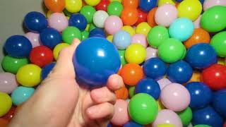 Click N Play Plastic Balls for Ball Pit Phthalate amp BPA Free Crush Proof Balls REVIEW [upl. by Pearlstein228]