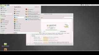 Install Gparted on Linux Mint 11 [upl. by Ecirehs]