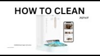 PETKIT YUMSHARE DUALHOPPER WITH CAMERA Cleaning Tutorial [upl. by Stanwin]