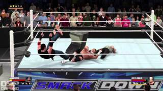 WWE2K16 My Career Mode pt68  The Most StairFilled Match Ever [upl. by Chesna]