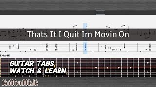 Thats It I Quit Im Movin On by Adele Easy Acoustic Guitar Tutorial Tabs [upl. by Sheldon]