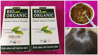 Best henna for hair  Indus Valley Bio Organic Herbal Henna  How to apply henna on hair [upl. by Ecnarretal]