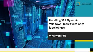 Handling SAP dynamic windows tables with only label objects [upl. by Ailen]