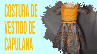 como fazer vestido de capulana [upl. by Chiang]