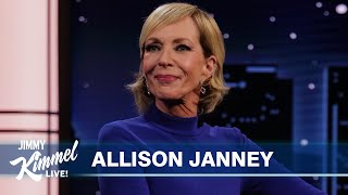 Allison Janney on Starting a Celebrity Band Playing VP on The Diplomat amp Suspicious Ring Footage [upl. by Aicatsanna]