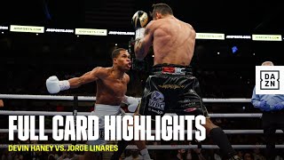 FULL CARD HIGHLIGHTS  Devin Haney vs Jorge Linares [upl. by Teragram]