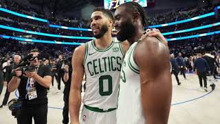 Nets get harsh lesson from Jayson Tatum Jaylen Brown in blowout loss to Celtics [upl. by Ennahteb]