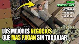 LOS 3 MEJORES NEGOCIOS PARA GANAR MUCHO DINERO en SOLITARIO SIN AYUDA  Guía de GTA 5 Online [upl. by Leynad222]