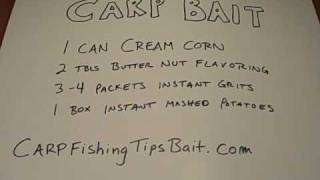 Carp Bait Recipe  How to Make Your Own Homemade Carp Bait [upl. by Kerry]