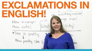 Exclamations in English [upl. by Dlared365]