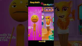 Who will pravail Baldis vs Angela2 🤣👌 music funny baldi talkinangela meme animation shorts [upl. by Richel525]