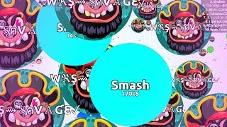 Agario 65K Score  DESTROYING TEAMS IN AGARIO  Solo Agario Gameplays [upl. by Naneik]