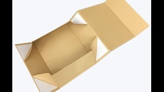 Foldable rigid boxes collapsible gift boxes [upl. by Wilcox]