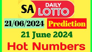 Daily Lotto Prediction 21 June 2024  Today Daily Lotto Prediction [upl. by Elrak]