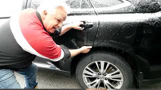 How To Get Into A Frozen Car Without Busting Your Door Handle [upl. by Thoer]