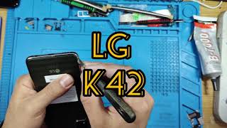 LG k42 Cambio Pantalla Lcd Fácil y Sensio LG K42 Disassembly teardown Reparación Video [upl. by Lowenstein]