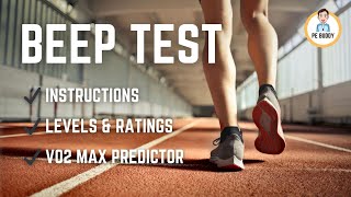 Full Beep Test 2024 Audio Age 16 with Instructions Levels amp V02 Max [upl. by Ednutey604]