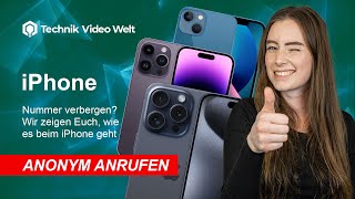 iPhone  Nummer unterdrücken  anonym anrufen •  • 📲 • 👤 • Anleitung  Tutorial [upl. by Tedmann]