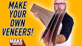 How to make your own veneers for creative woodworking [upl. by Marco]