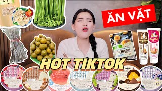 Review ĐỒ ĂN SIÊU HOT TIKTOK  Miến Sùng Bầu Sấu Mõ Diet Phô mai hoa quả Hottok Phô Maivv [upl. by Squires]