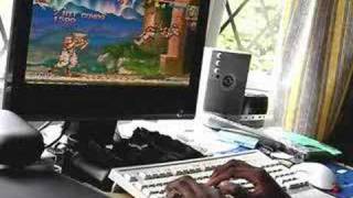 GGPO Super Street Fighter 2 Turbo Played Using PC Keyboard [upl. by Berk192]