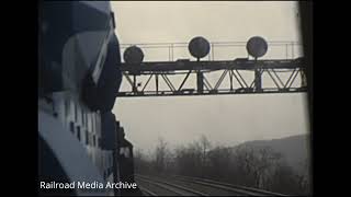 Horseshoe Curve February 1981 with cabride on a helper engine [upl. by Nanyt178]