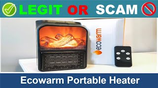 Ecowarm Portable Heater Reviews  Nov 2024 Beware of Scam Watch Now [upl. by Assiralk]