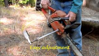 How To Cut Firewood With The Woodcutters Friend [upl. by Dari]