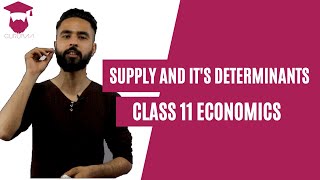 What is Supply What are its Determinants New Syllabus  Class 11  Economics [upl. by Tenay405]