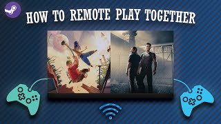 How To Steam Remote Play Together Tutorial 2022 [upl. by Kemble]