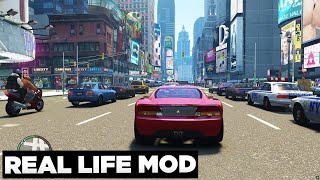 GTA 4 New Real Life Mod incredible [upl. by Margaret341]