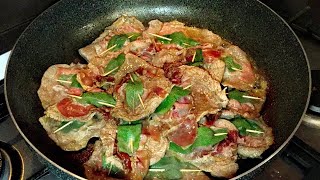 SALTIMBOCCA ALLA ROMANA RICETTA come preparare i saltimbocca con videoricetteinsieme [upl. by Asined302]