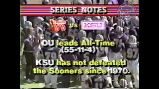 19851005 Oklahoma Sooners vs Kansas State Wildcats [upl. by Franek550]