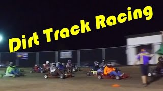 Dirt Track Street GoKart Races Highligts [upl. by Samy66]