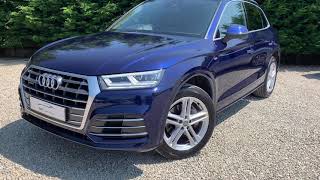 2017 Audi Q5 S Line in Navarra Blue [upl. by Nnazil]