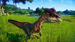 Jurassic World Evolution Game 10 Khủng long mới deinonychus Sống cùng tyranosaurus rex [upl. by Hussey576]