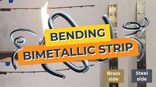 Which way does a bimetallic strip bend when heated [upl. by Llenel]