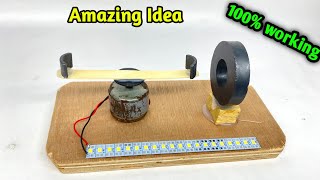 How To Make Amazing Think With Motor  Free Energy Generator With Dc Motor And Magnet  Diy Project [upl. by Bartholomeus714]