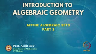 Affine Algebraic Sets  Part 2 [upl. by Yamauchi]