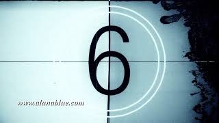 Film Leader Countdown Stock Footage Picture Start 0602 HD 4K [upl. by Rubenstein]